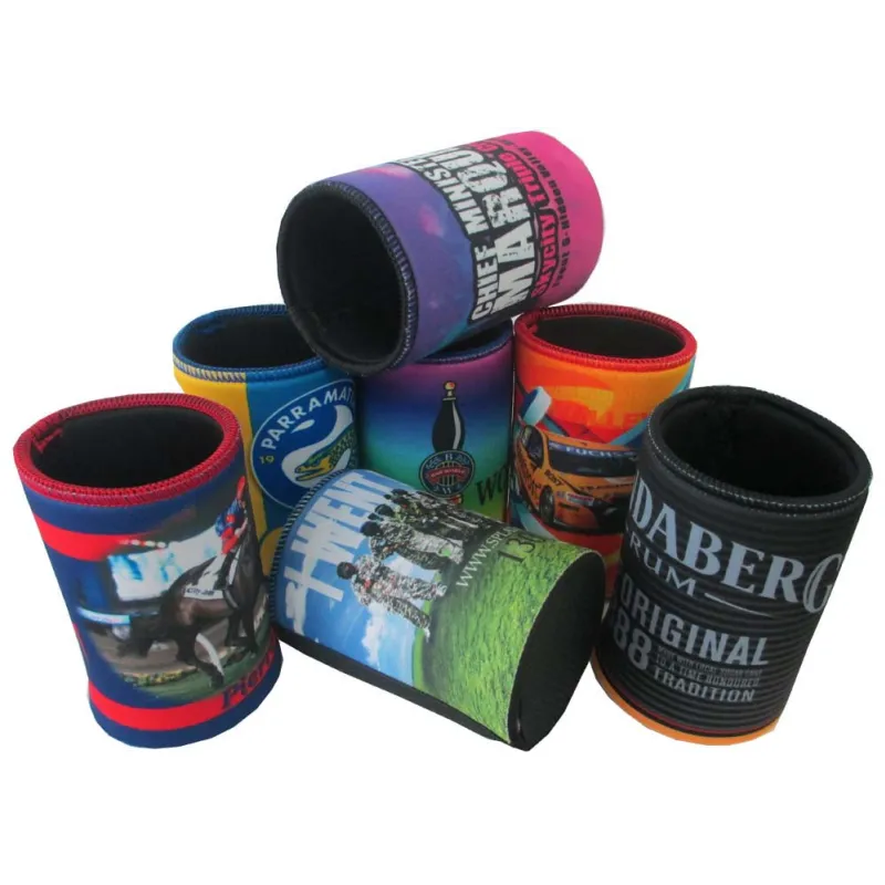 Stubby Koozie Overlock + Logo