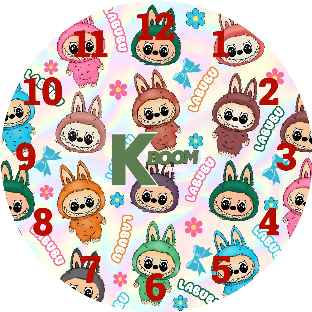 Sublimation print for 20cm x 20cm Clock