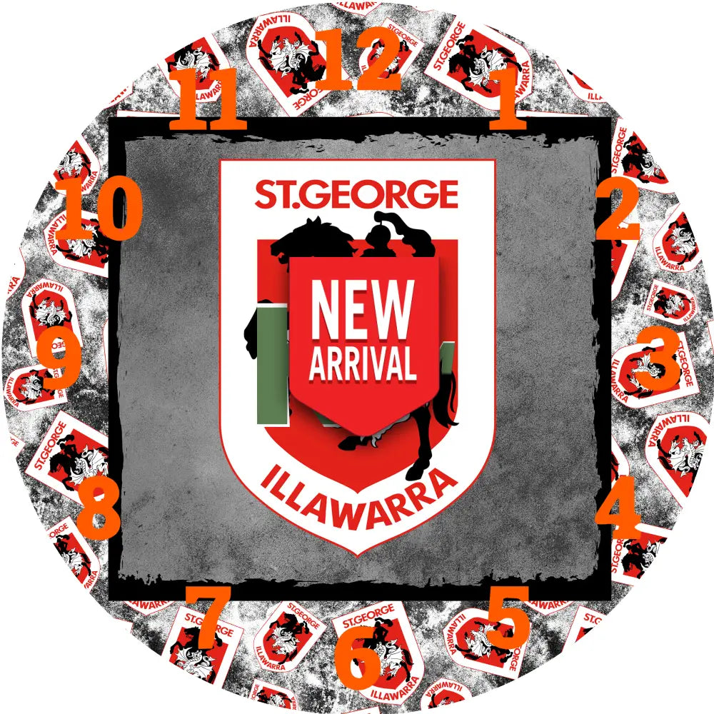 Sublimation print for 20cm x 20cm clock
