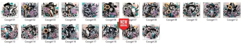 Sublimation prints package / Ready to press 20pc (20)
