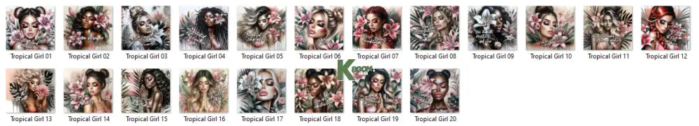 Sublimation prints package / Ready to press 20pc (22)