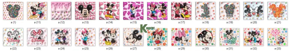 Sublimation prints package / Ready to press 24pc (23)