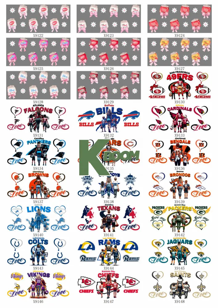 Wholesale UV DTF catalogue 2