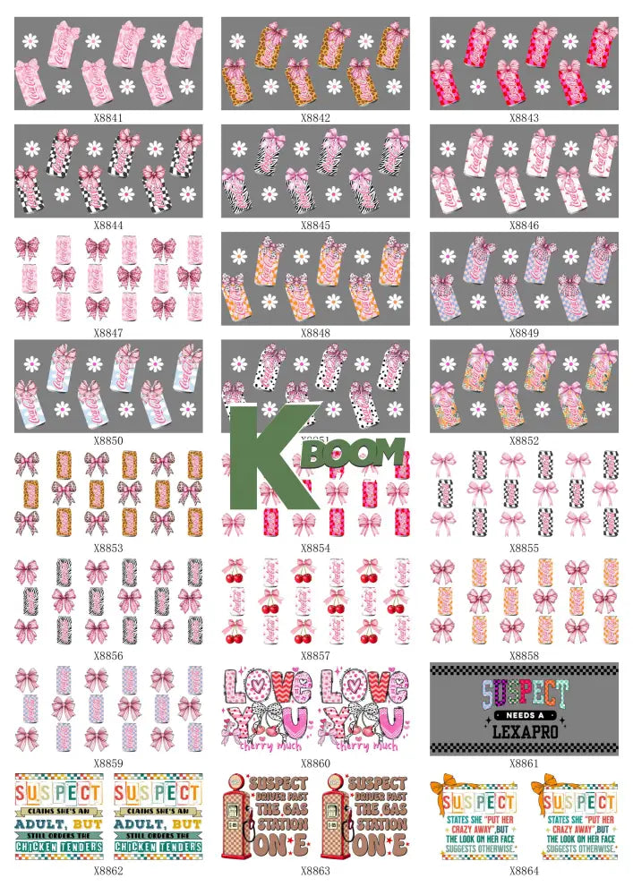 Wholesale UV DTF catalogue 3