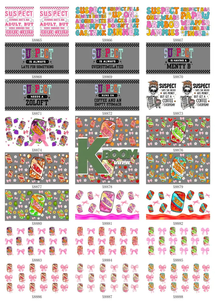 Wholesale UV DTF catalogue 3
