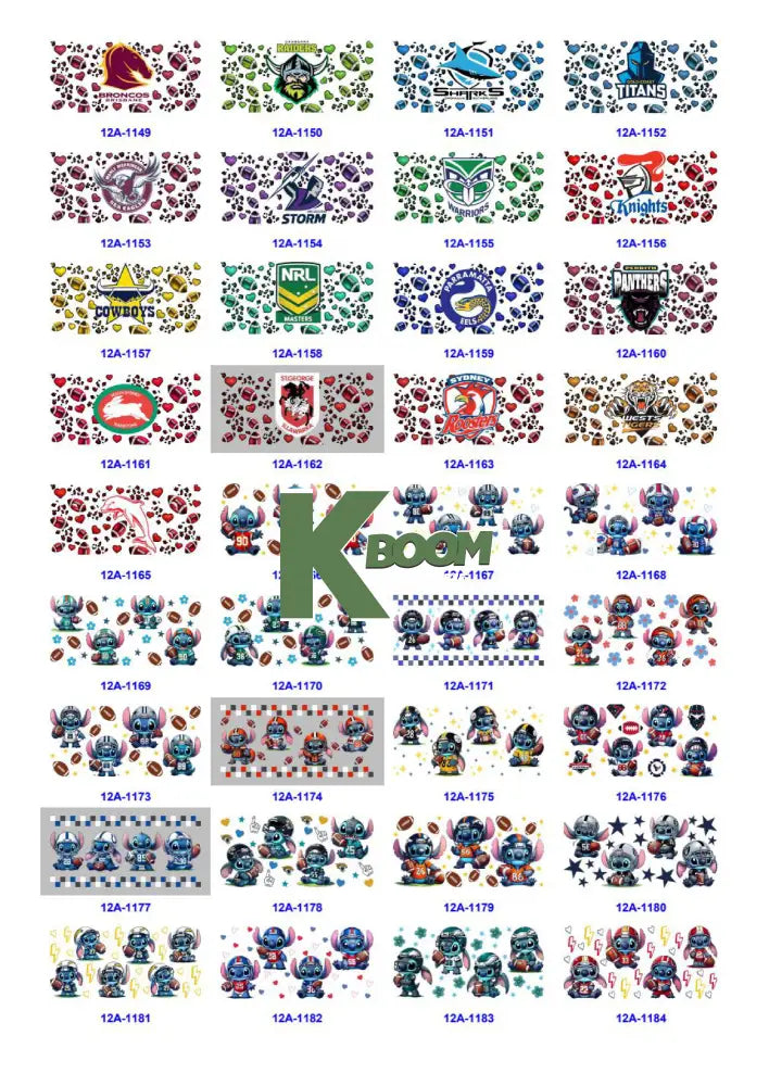 Wholesale UV DTF catalogue 5 61 pages