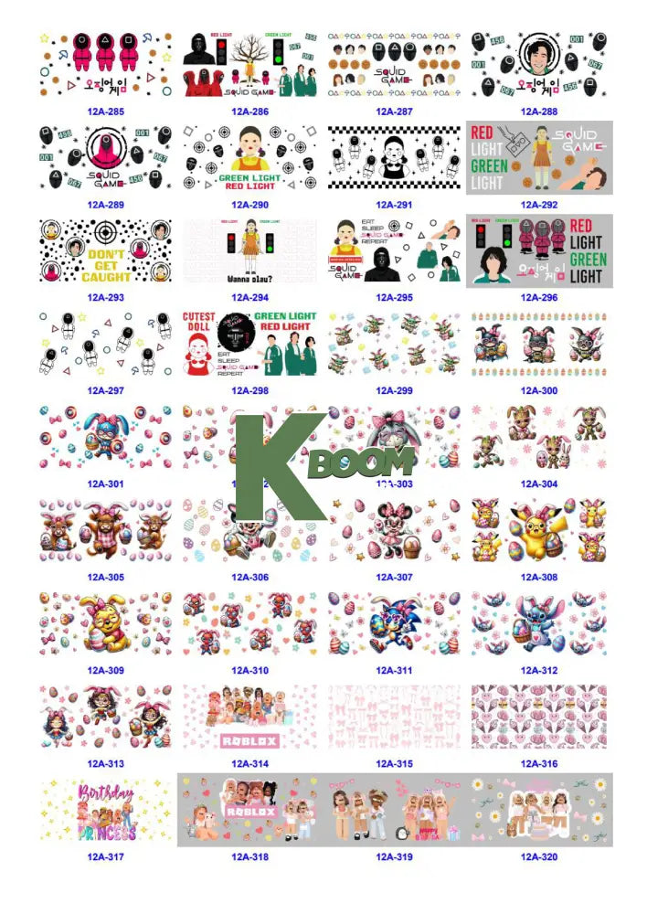 Wholesale UV DTF catalogue 5 61 pages