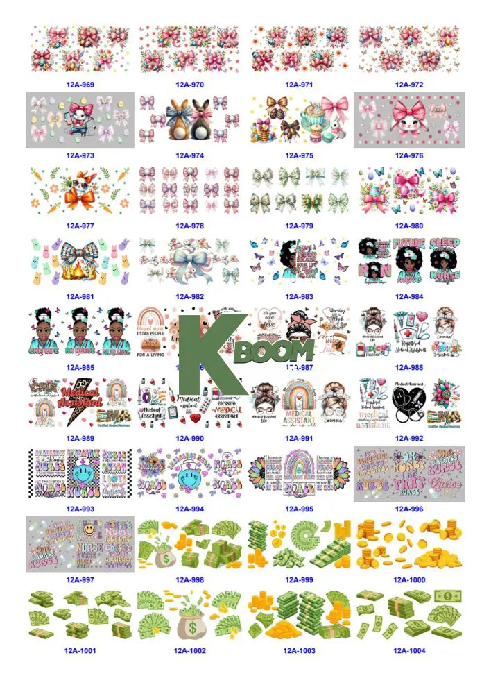 Wholesale UV DTF catalogue 5 61 pages
