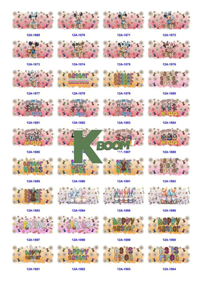 Wholesale UV DTF catalogue 5 61 pages
