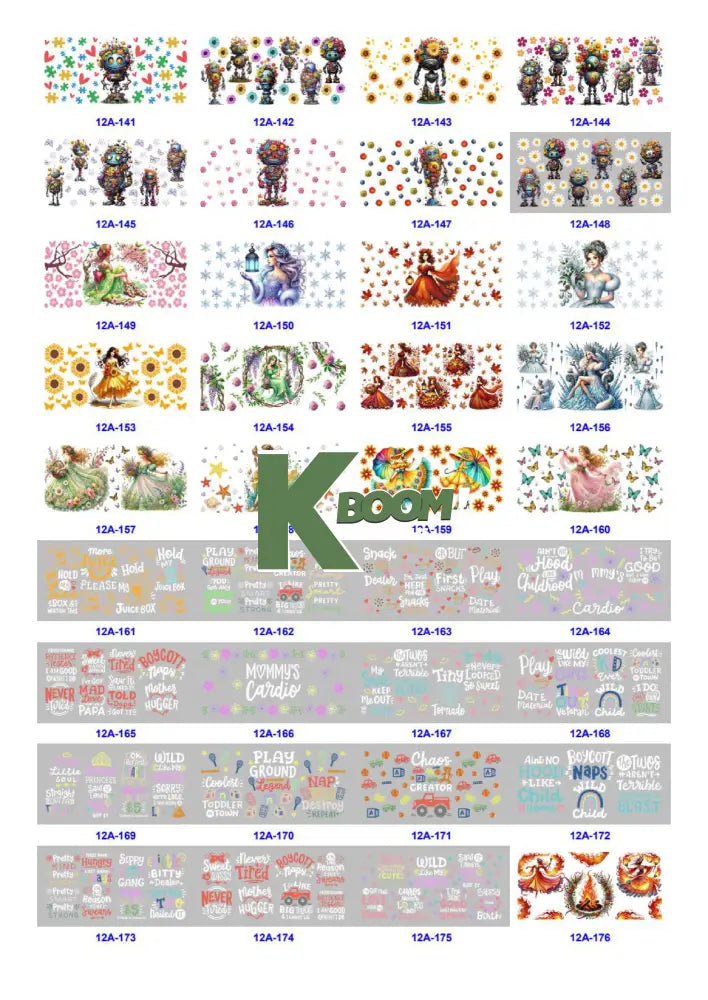 Wholesale UV DTF catalogue 5 61 pages