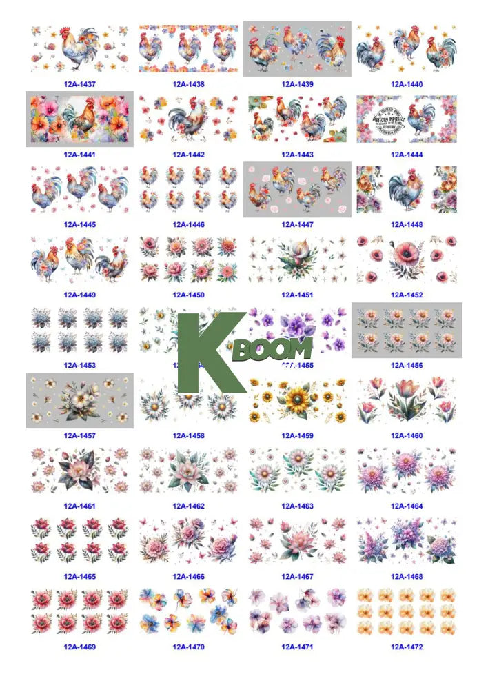 Wholesale UV DTF catalogue 5 61 pages