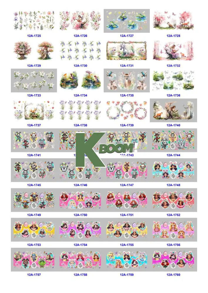 Wholesale UV DTF catalogue 5 61 pages