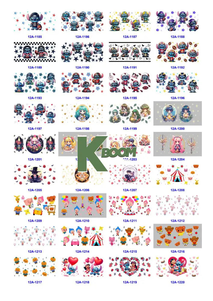 Wholesale UV DTF catalogue 5 61 pages