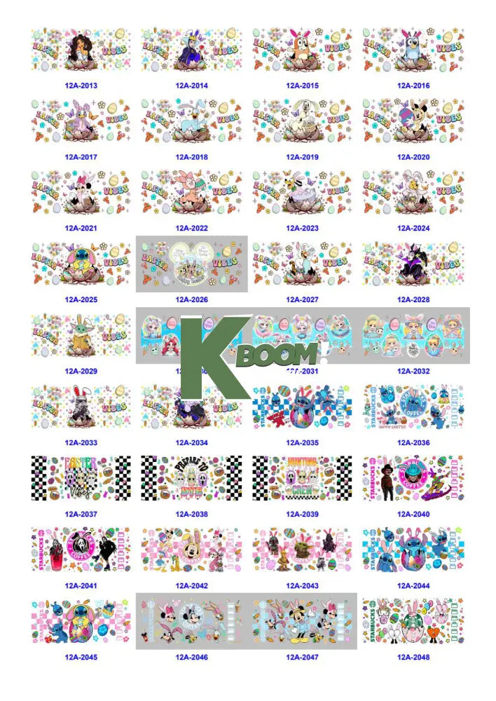 Wholesale UV DTF catalogue 5 61 pages