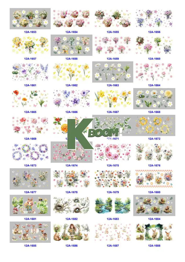 Wholesale UV DTF catalogue 5 61 pages