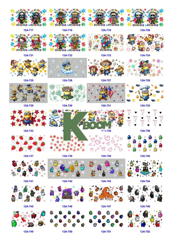 Wholesale UV DTF catalogue 5 61 pages