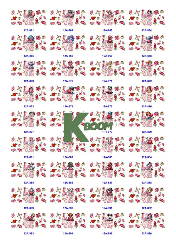 Wholesale UV DTF catalogue 5 61 pages