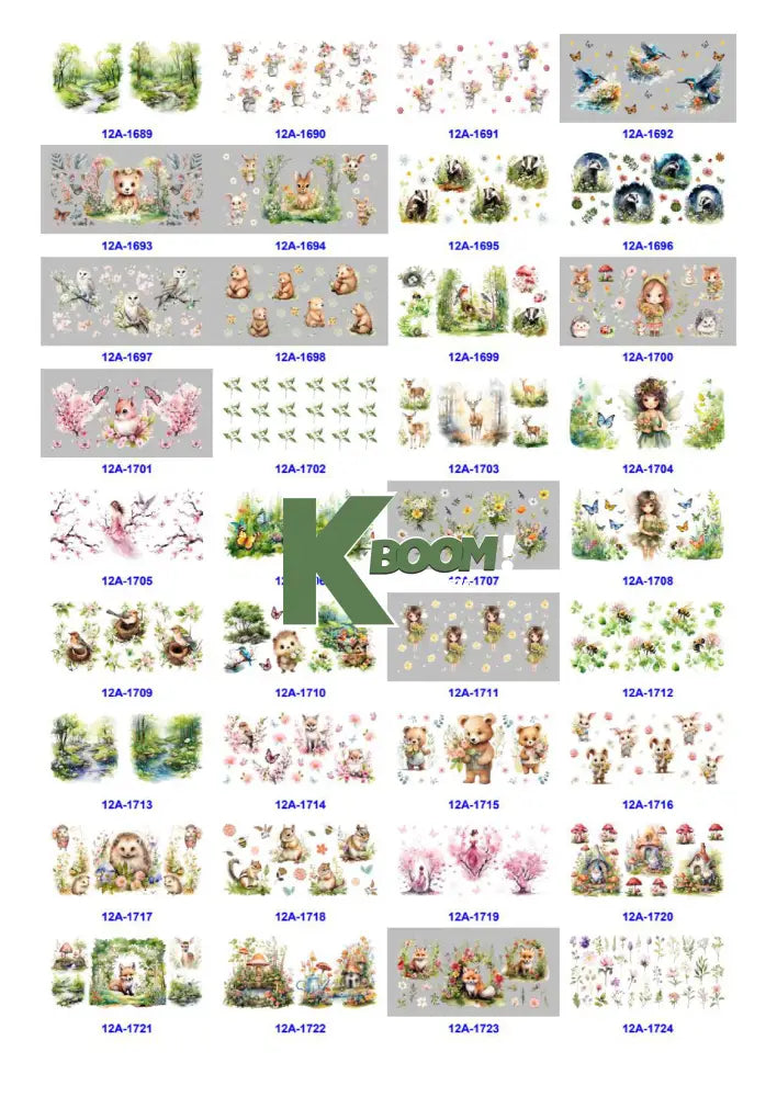Wholesale UV DTF catalogue 5 61 pages