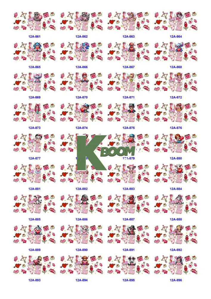 Wholesale UV DTF catalogue 6 38 pages
