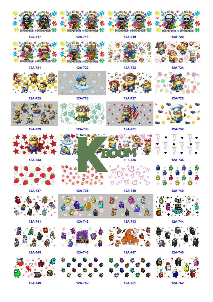 Wholesale UV DTF catalogue 6 38 pages