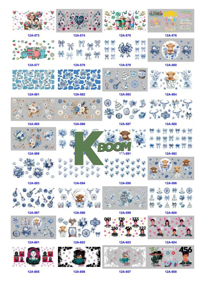 Wholesale UV DTF catalogue 6 38 pages