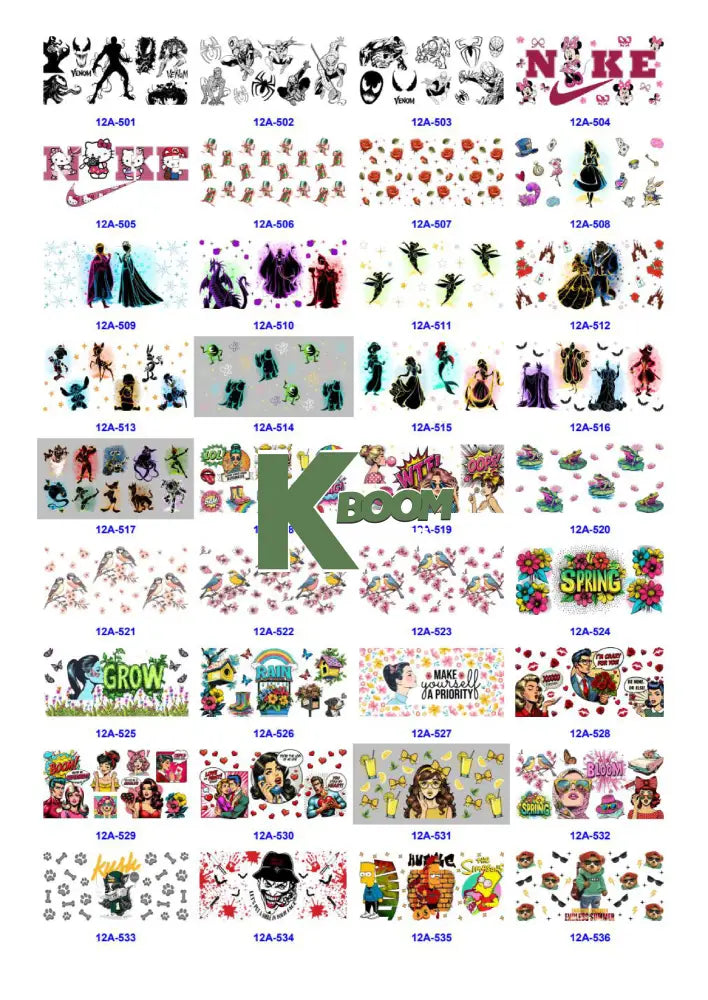 Wholesale UV DTF catalogue 7