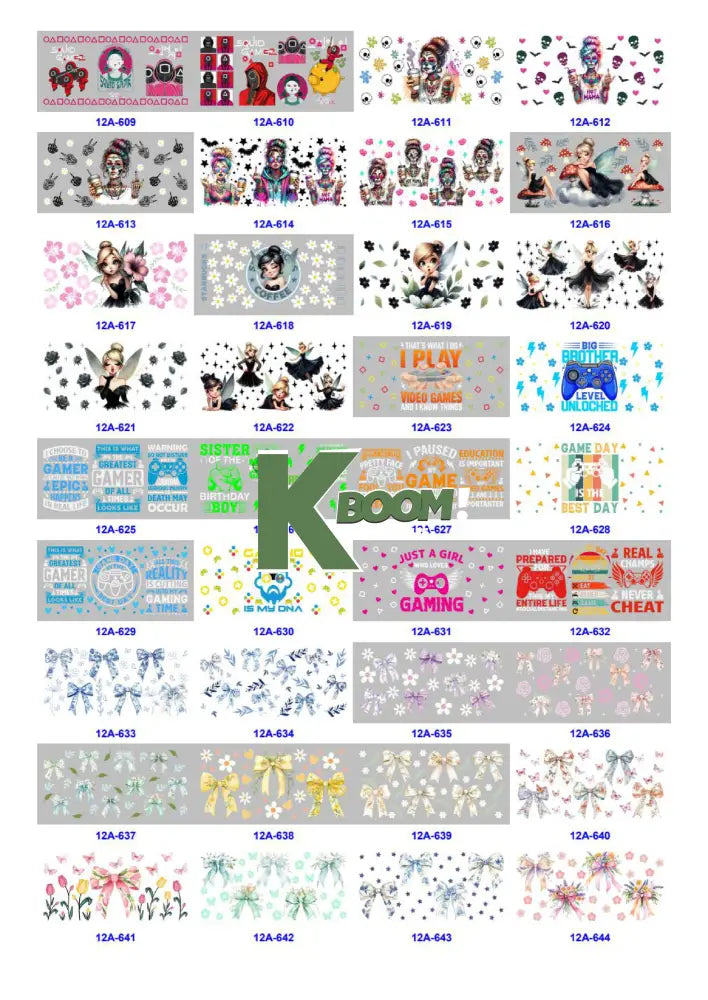 Wholesale UV DTF catalogue 7
