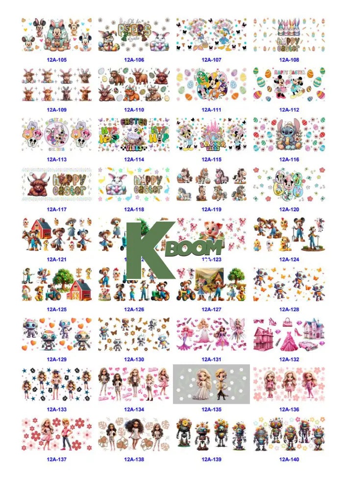 Wholesale UV DTF catalogue 7