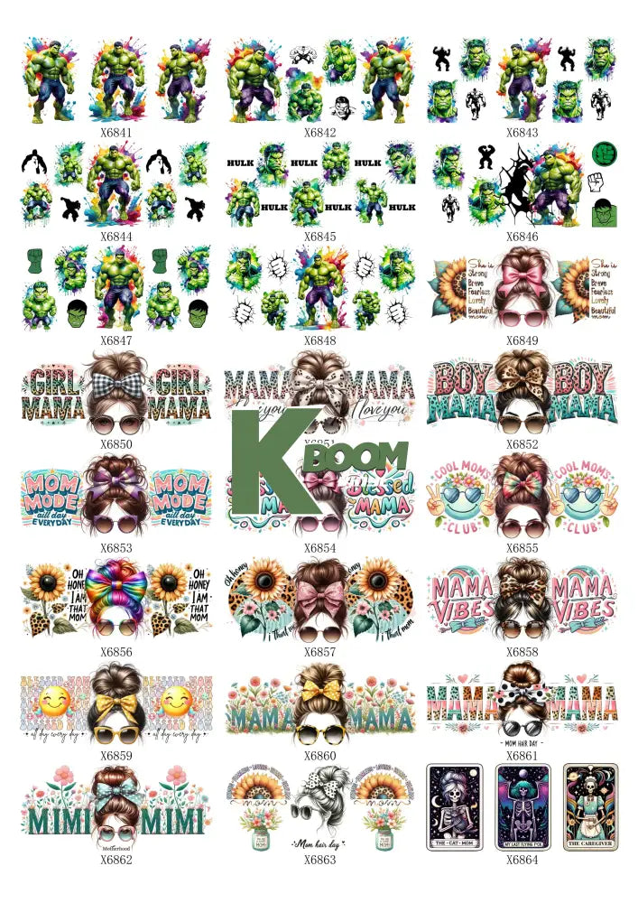Wholesale UV DTF catalogue 8