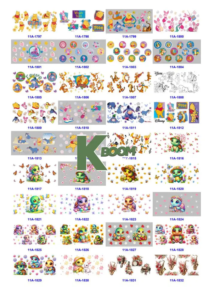 Wholesale UV DTF catalogue 9 77 pages