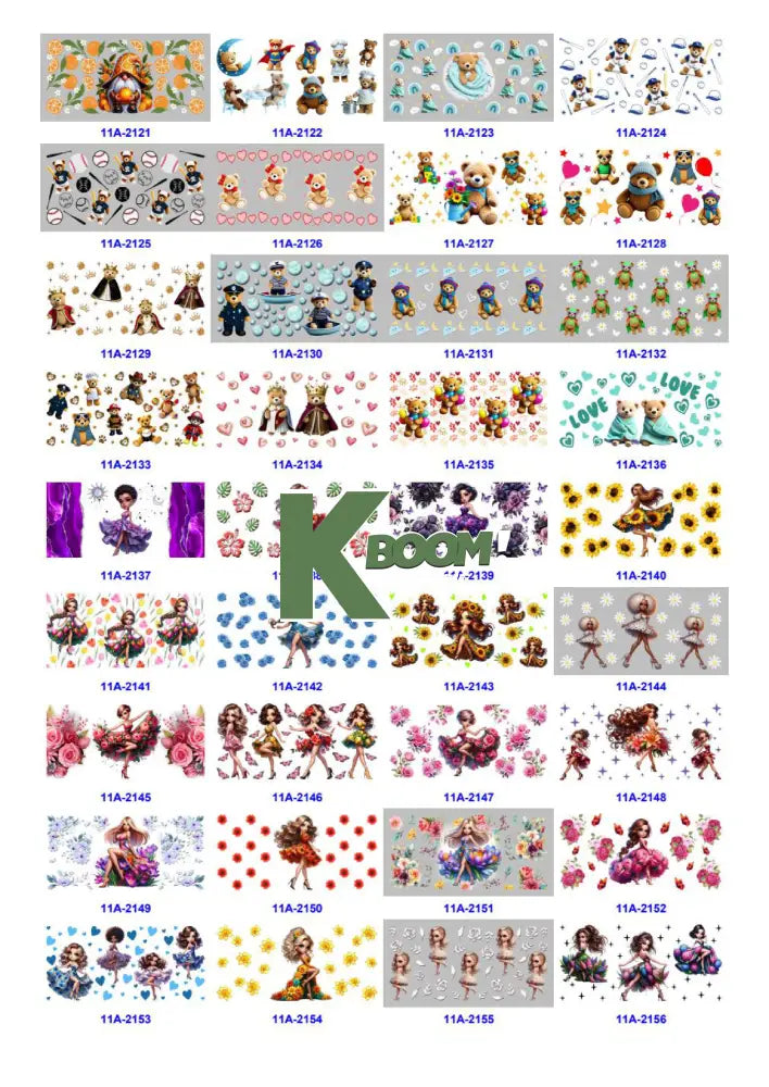 Wholesale UV DTF catalogue 9 77 pages