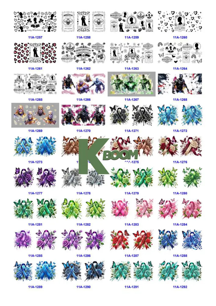 Wholesale UV DTF catalogue 9 77 pages