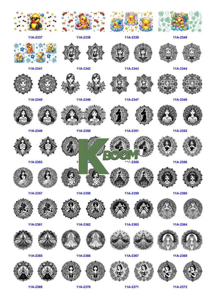 Wholesale UV DTF catalogue 9 77 pages