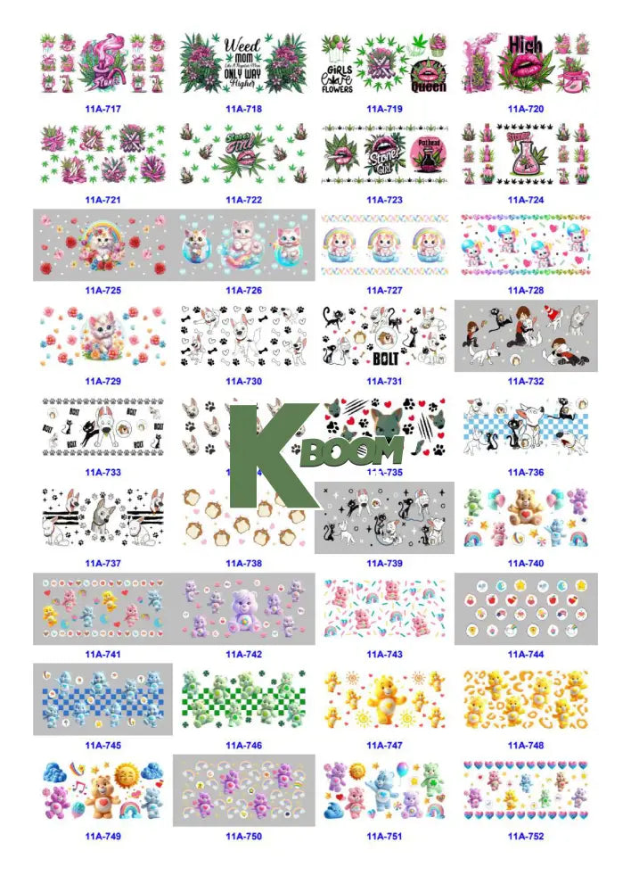 Wholesale UV DTF catalogue 9 77 pages