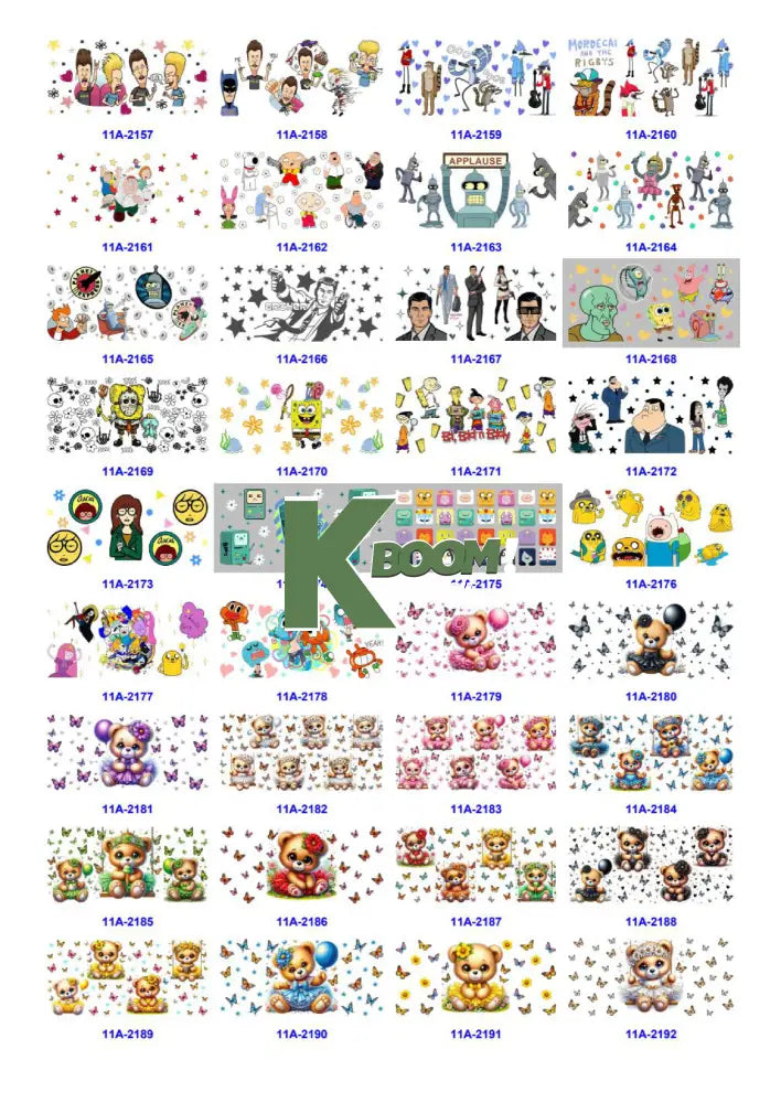 Wholesale UV DTF catalogue 9 77 pages