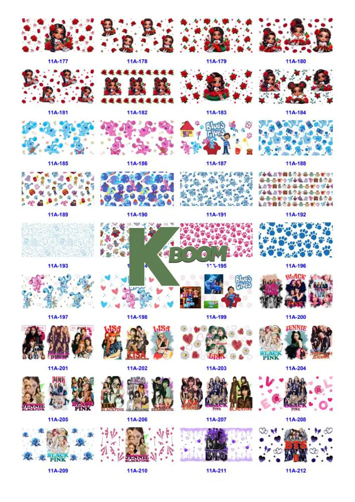 Wholesale UV DTF catalogue 9 77 pages