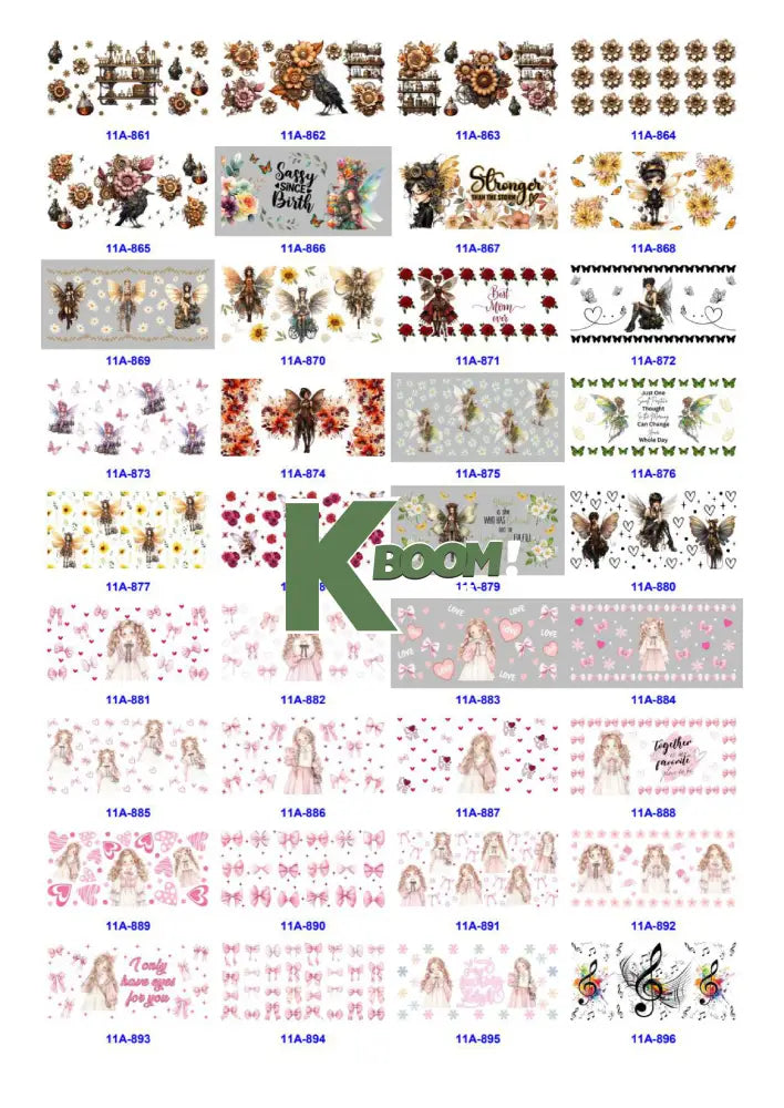 Wholesale UV DTF catalogue 9 77 pages