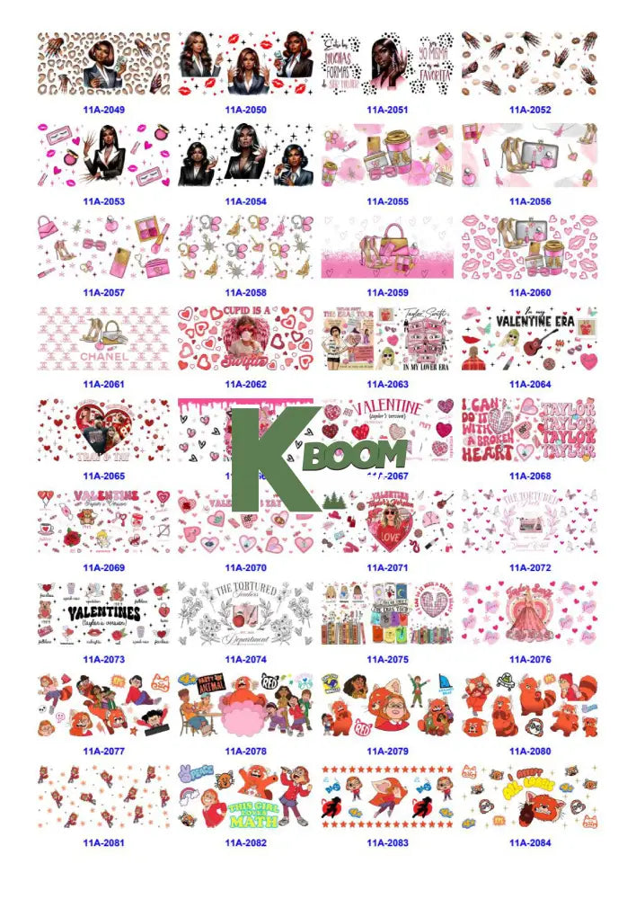 Wholesale UV DTF catalogue 9 77 pages
