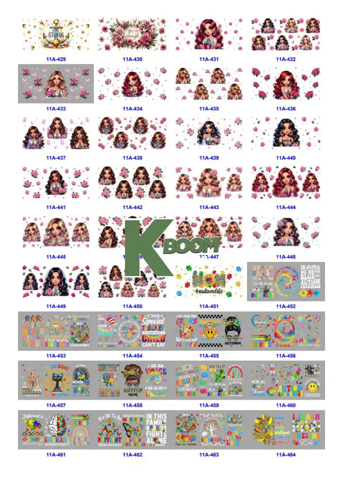 Wholesale UV DTF catalogue 9 77 pages