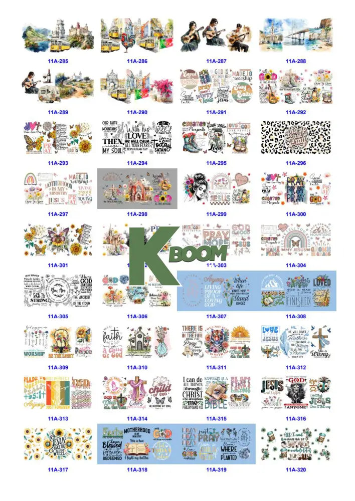 Wholesale UV DTF catalogue 9 77 pages