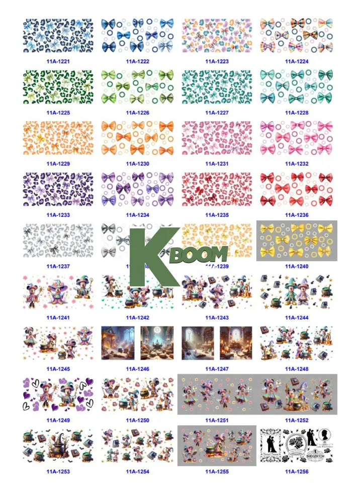 Wholesale UV DTF catalogue 9 77 pages