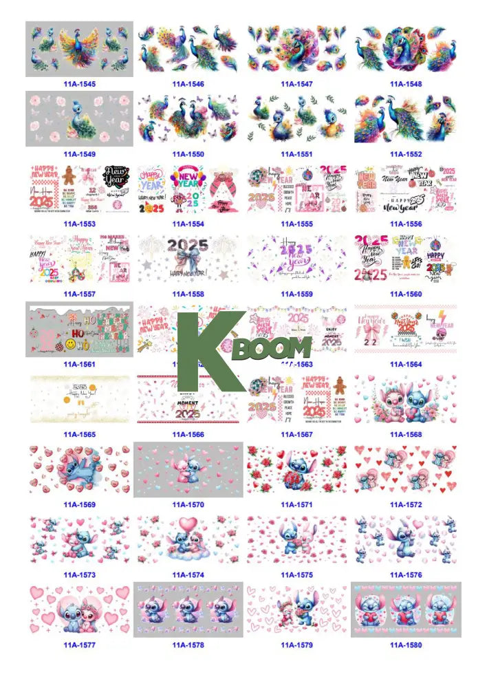 Wholesale UV DTF catalogue 9 77 pages