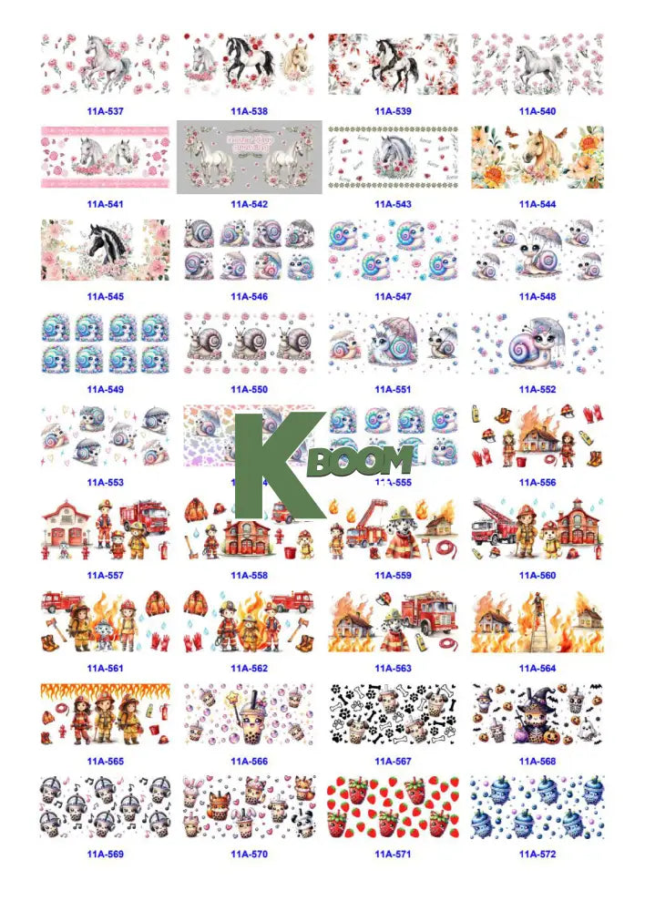 Wholesale UV DTF catalogue 9 77 pages