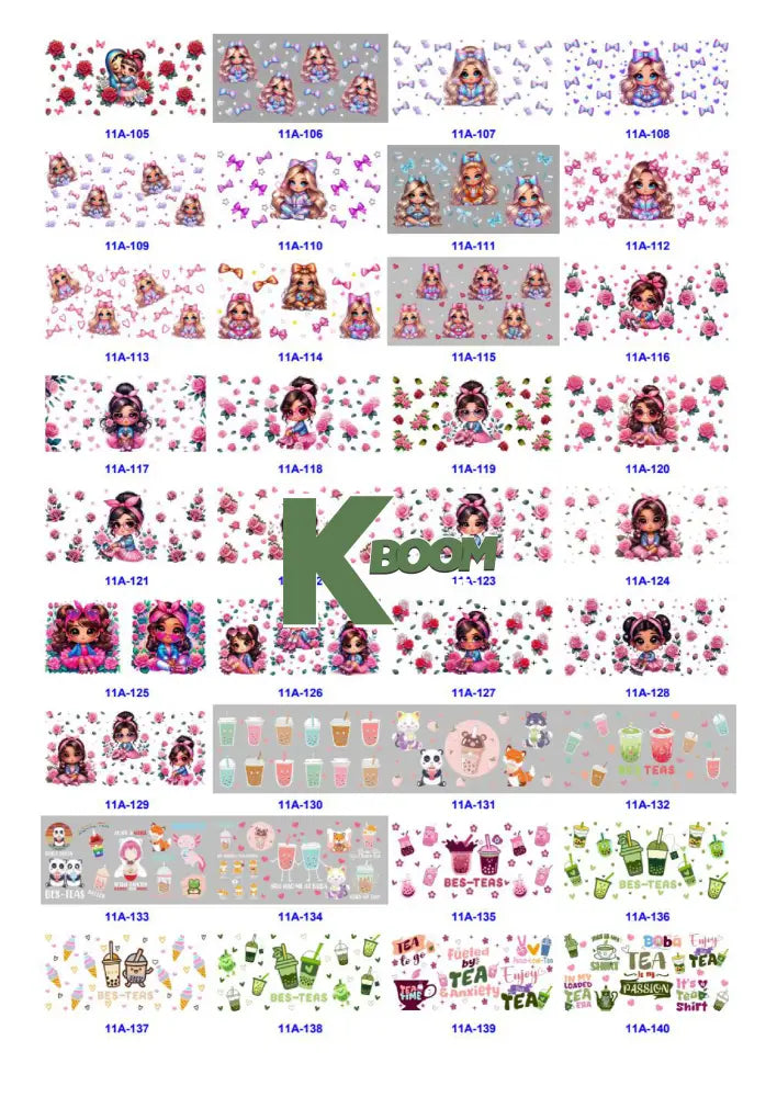 Wholesale UV DTF catalogue 9 77 pages