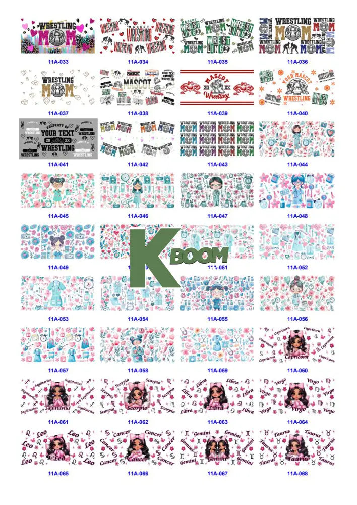 Wholesale UV DTF catalogue 9 77 pages