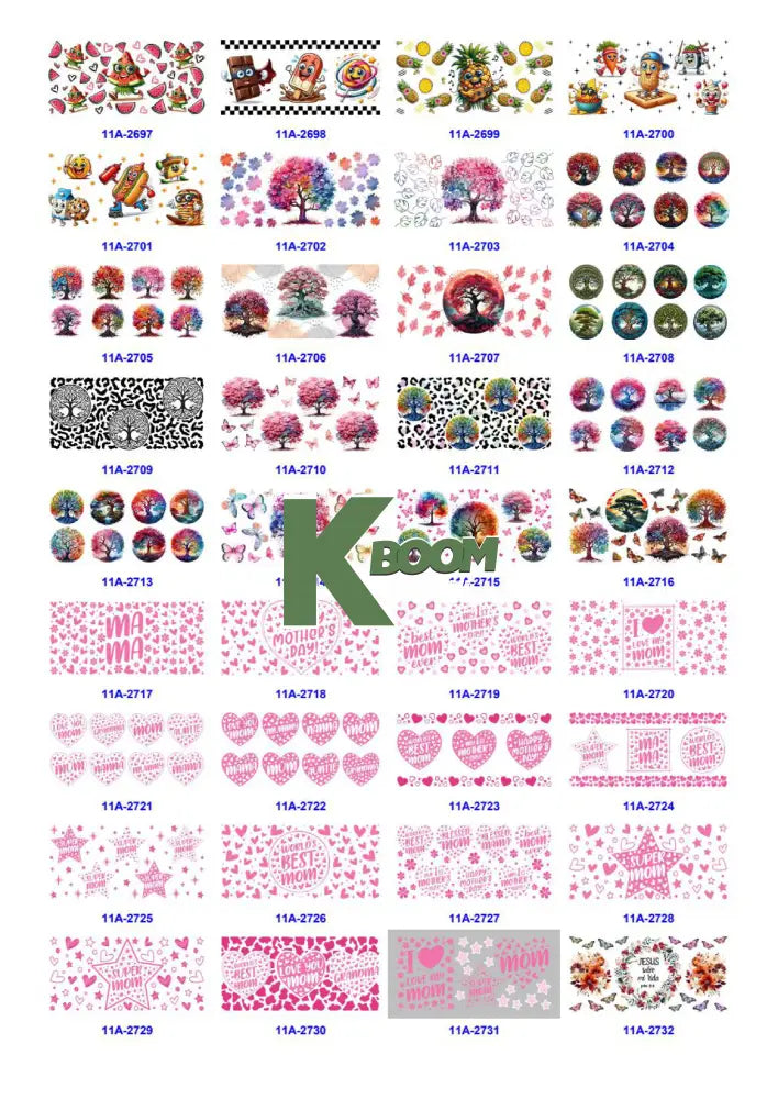 Wholesale UV DTF catalogue 9 77 pages