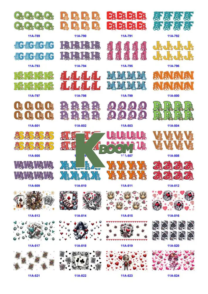 Wholesale UV DTF catalogue 9 77 pages