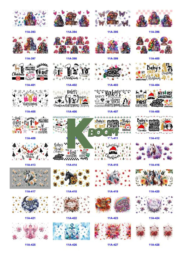 Wholesale UV DTF catalogue 9 77 pages