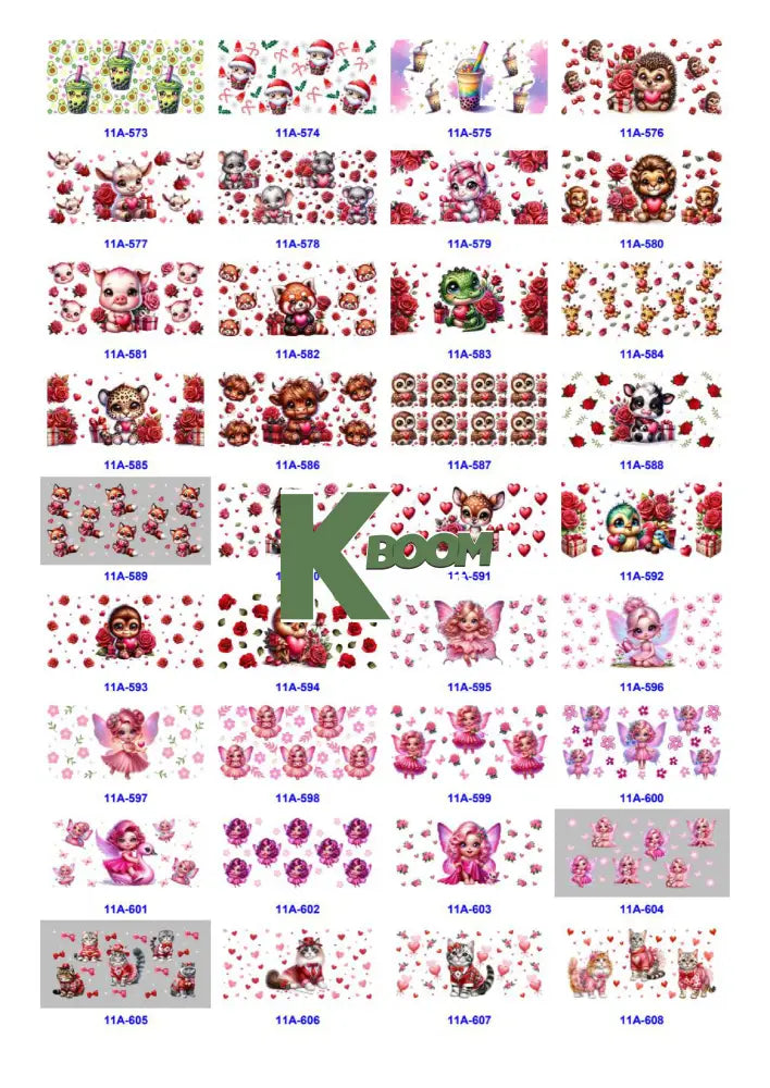 Wholesale UV DTF catalogue 9 77 pages