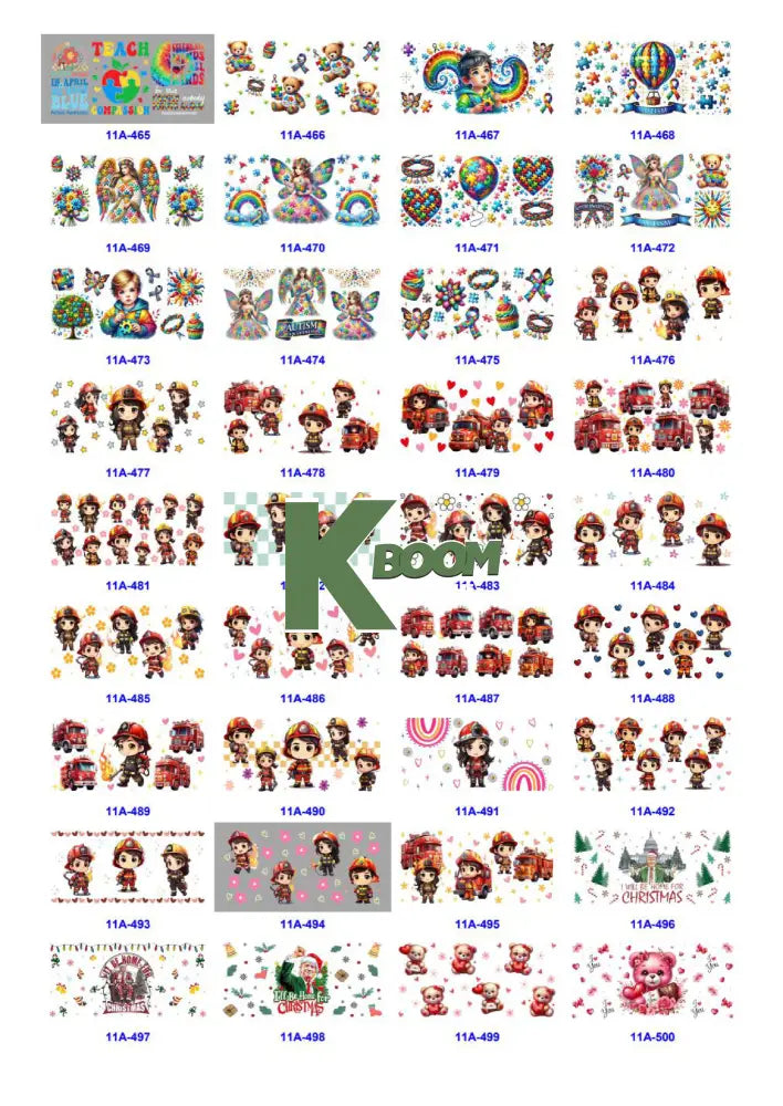 Wholesale UV DTF catalogue 9 77 pages